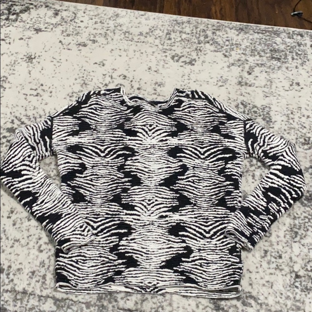 Maje Cotton/wool sweater in EUC size 1 Small thick